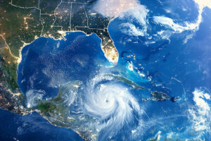 Emergency Management has Evolved: Why the All-Hazards Era is Over Space view of the hurricane showing the effects of climate chang